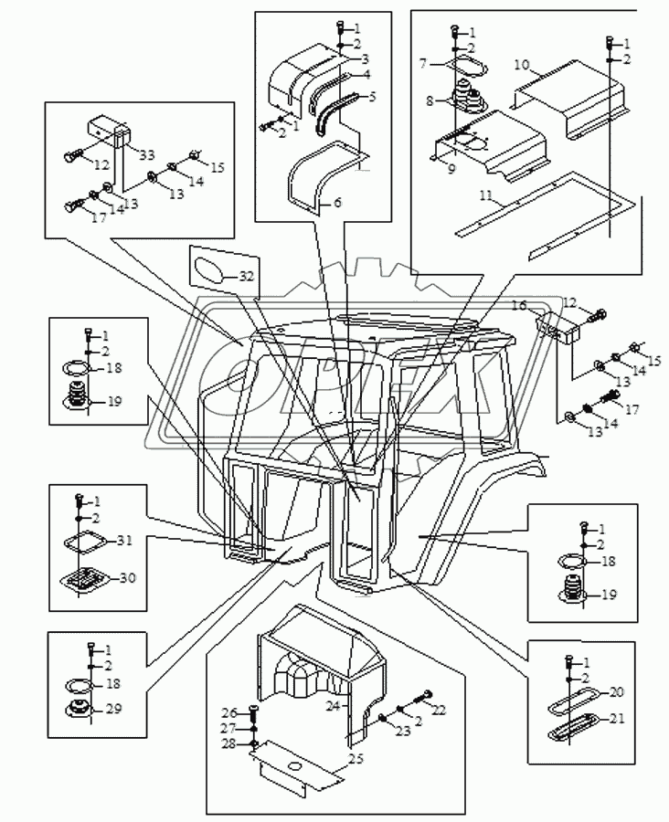 Driver's Cab Assembly-3