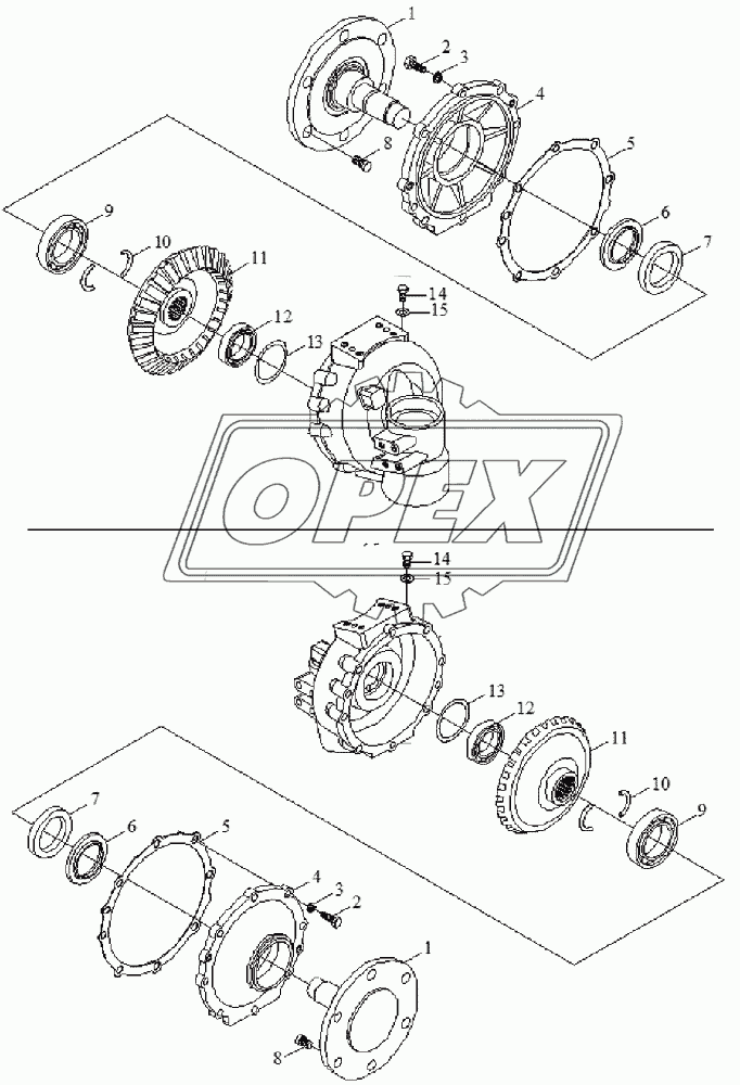 Front driving axle assembly-5