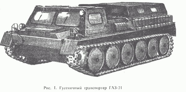 Гусеничный транспортер ГАЗ-71