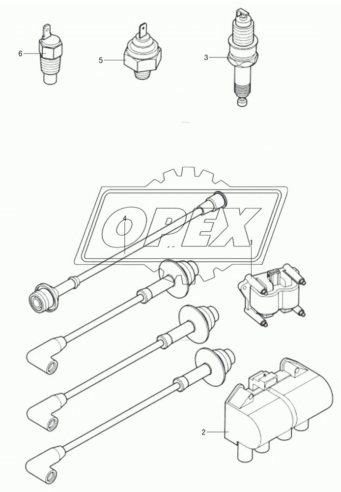 Carburetor gasoline engine electrical system 2