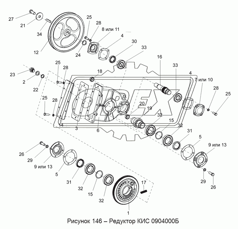 КИС 0904000Б Редуктор