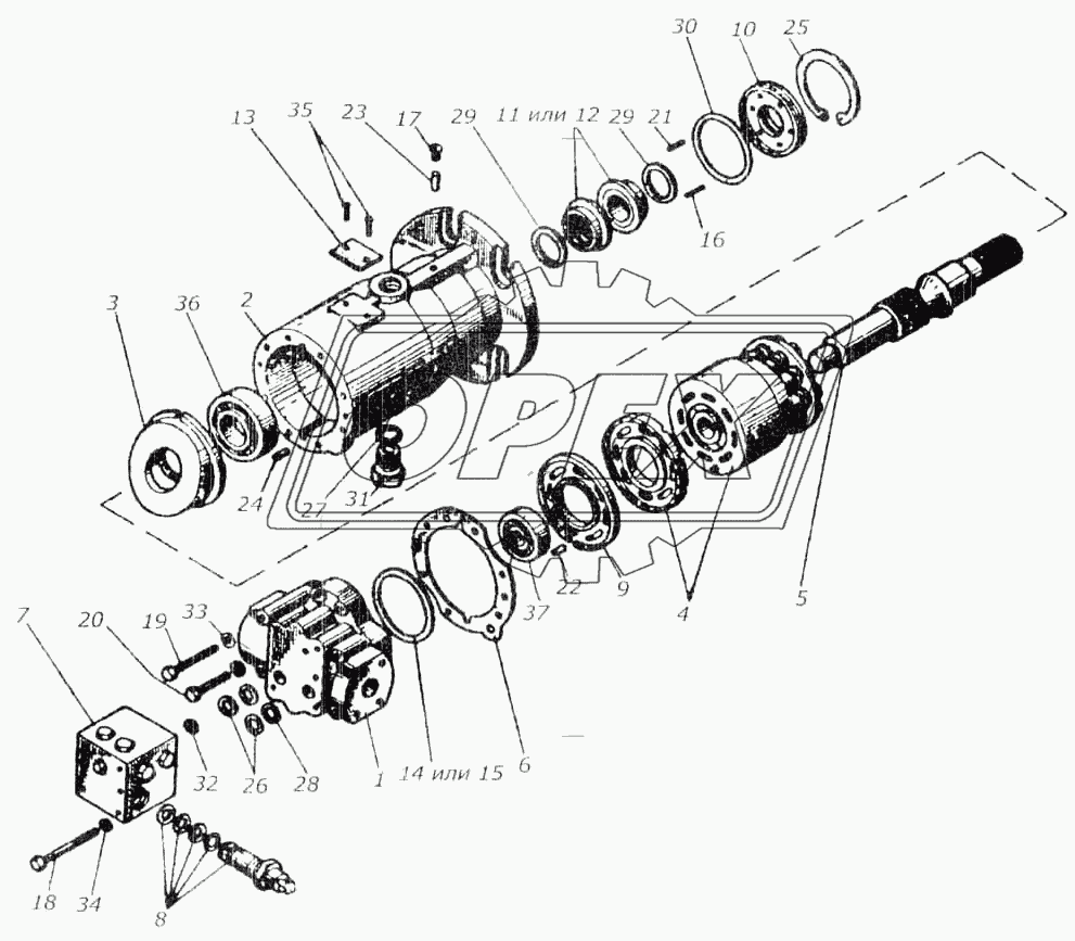 Мотор гидравлический SM-23