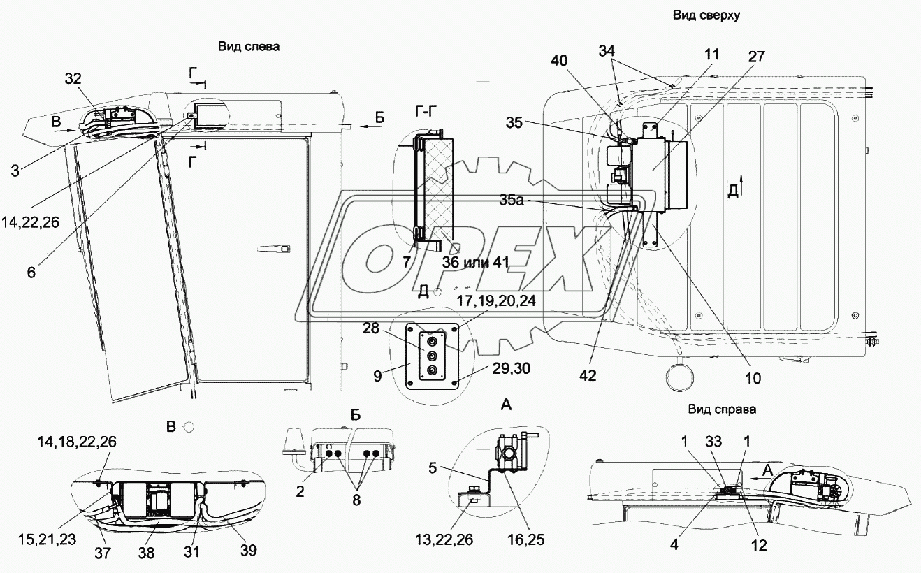 Установка испарителя КЗК-12-0113040-01