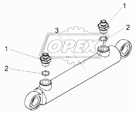 Гидроцилиндр КЗК-12-0602310