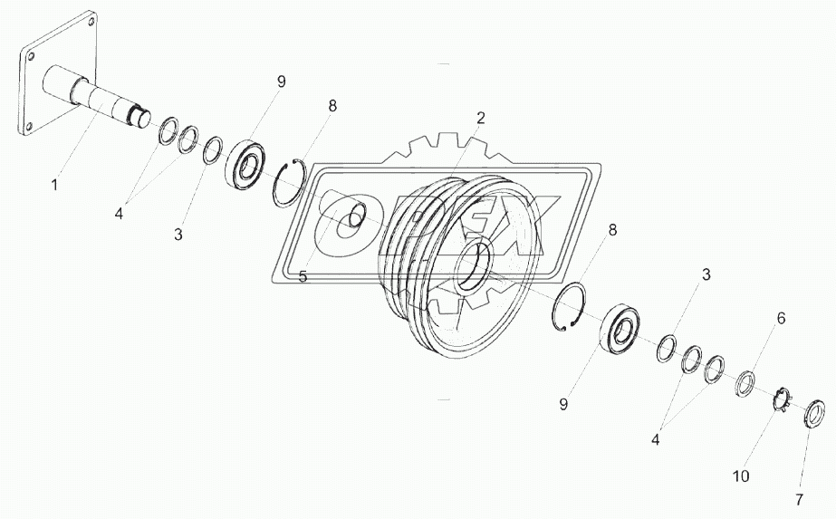 Контрпривод КЗК-14-0290410А