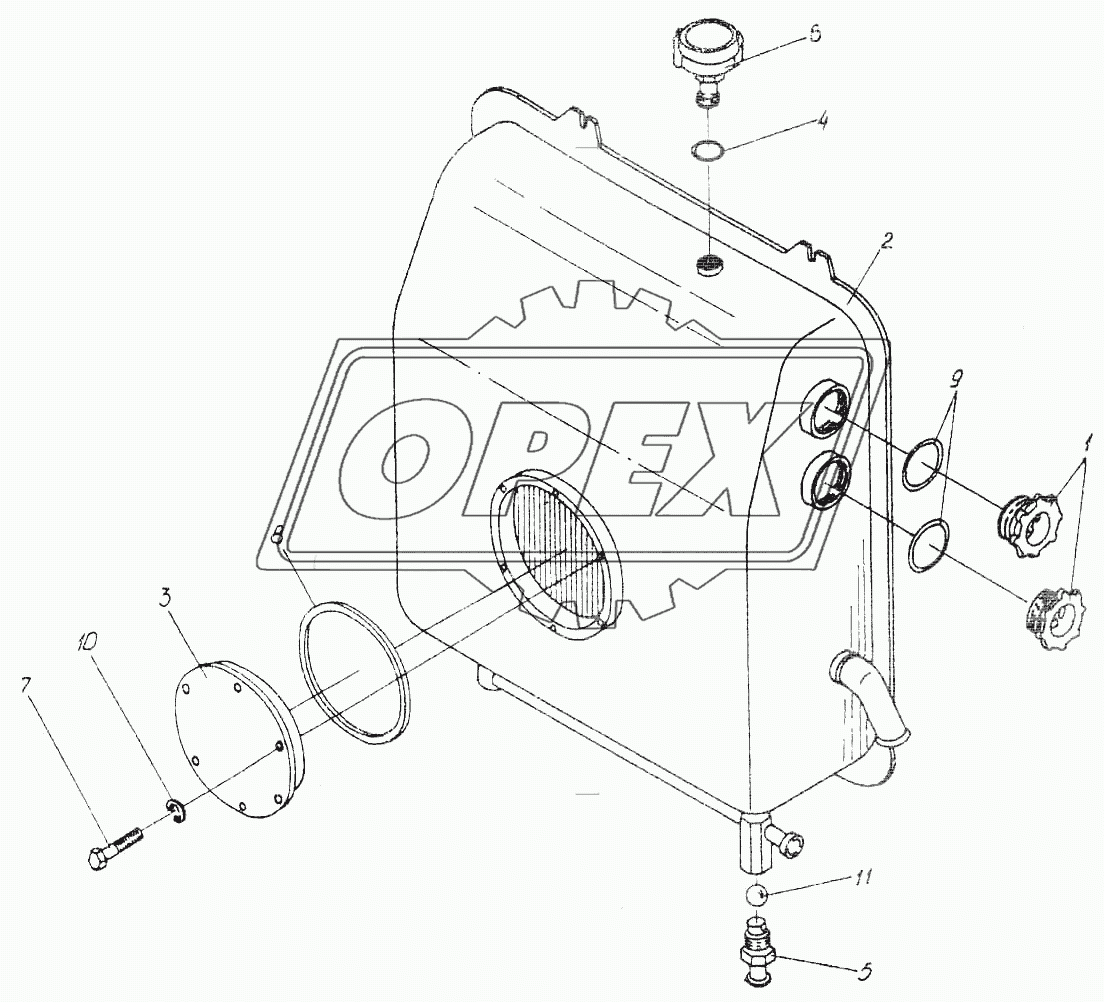 Бак масляный УЗС0601380