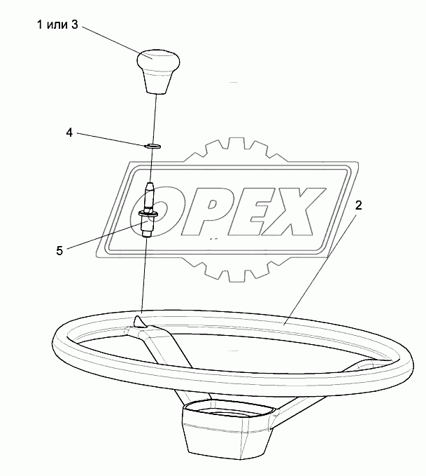 Колесо рулевое УЭС 0302560