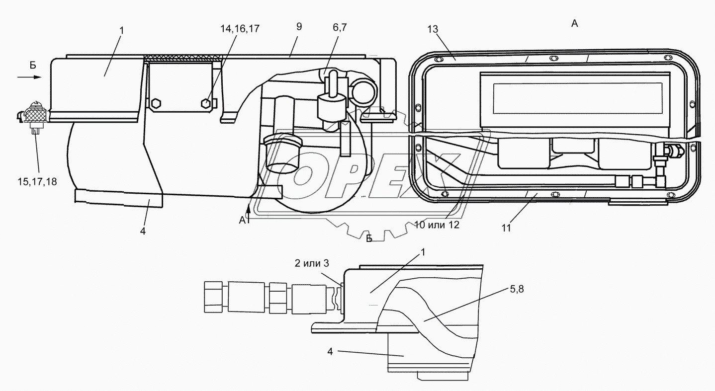 Блок испарительный УЭС-7-0203080