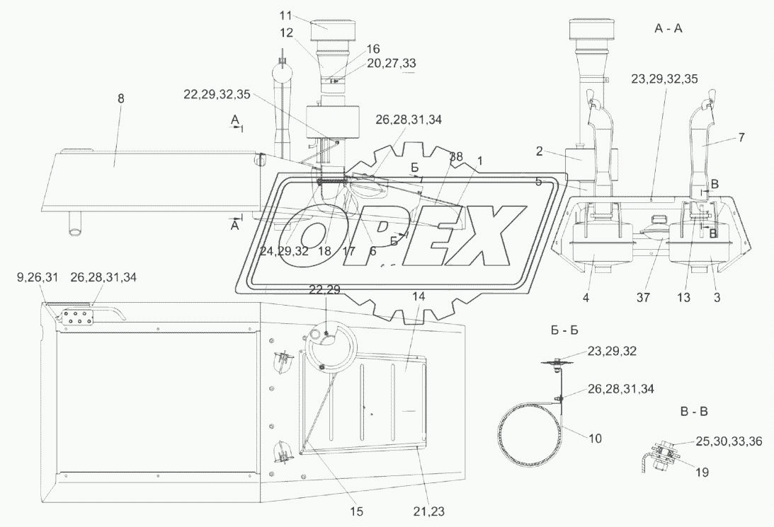 Крыша капота УЭС-6-1100010А