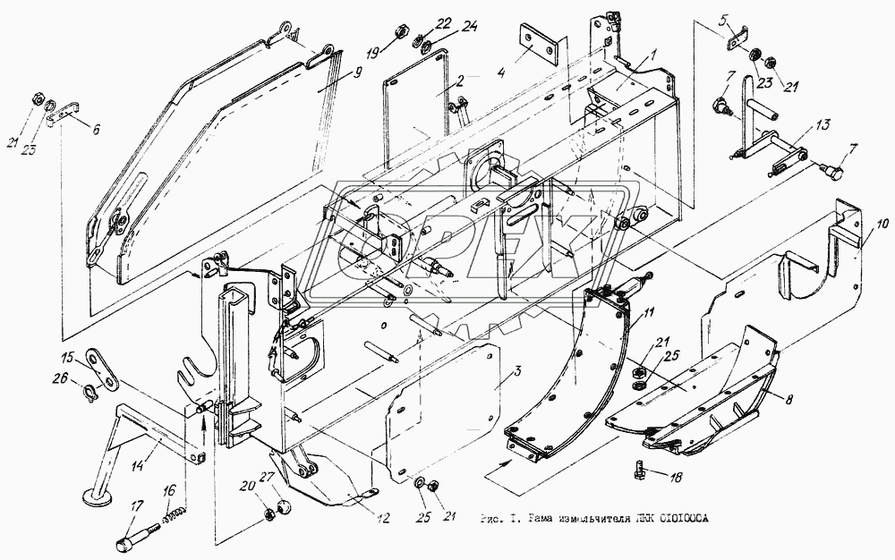 Рама измельчителя ПКК 0101000А