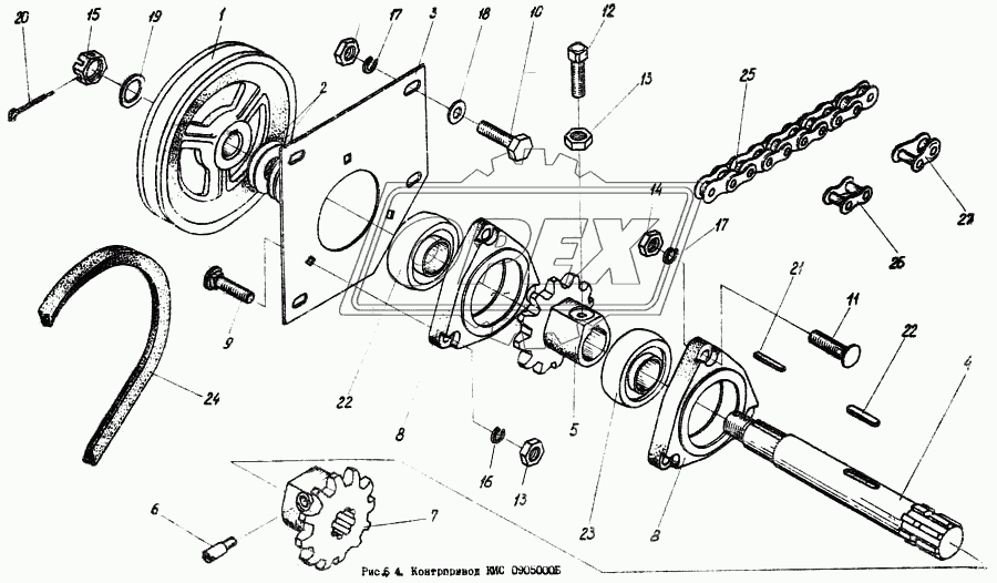 Контрпривод КИС 0905000Б