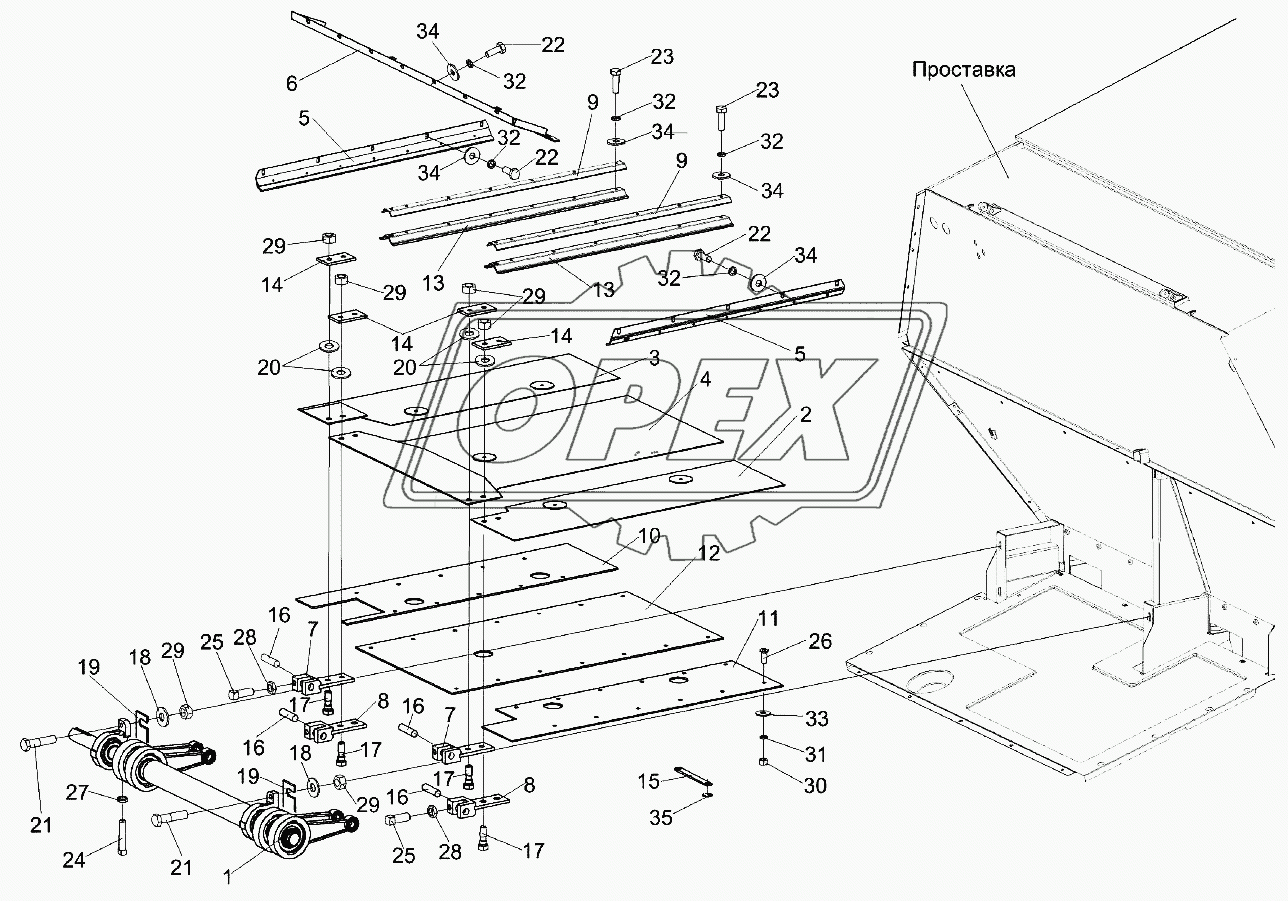 Установка вибродна КЗК-7-0226000