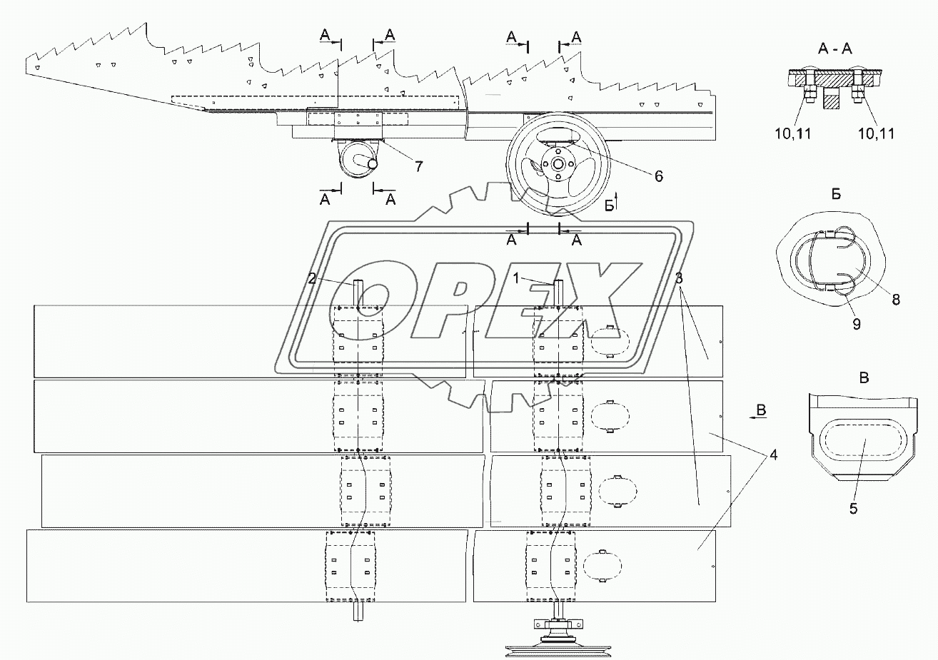 Соломотряс КЗК-8А-0212000