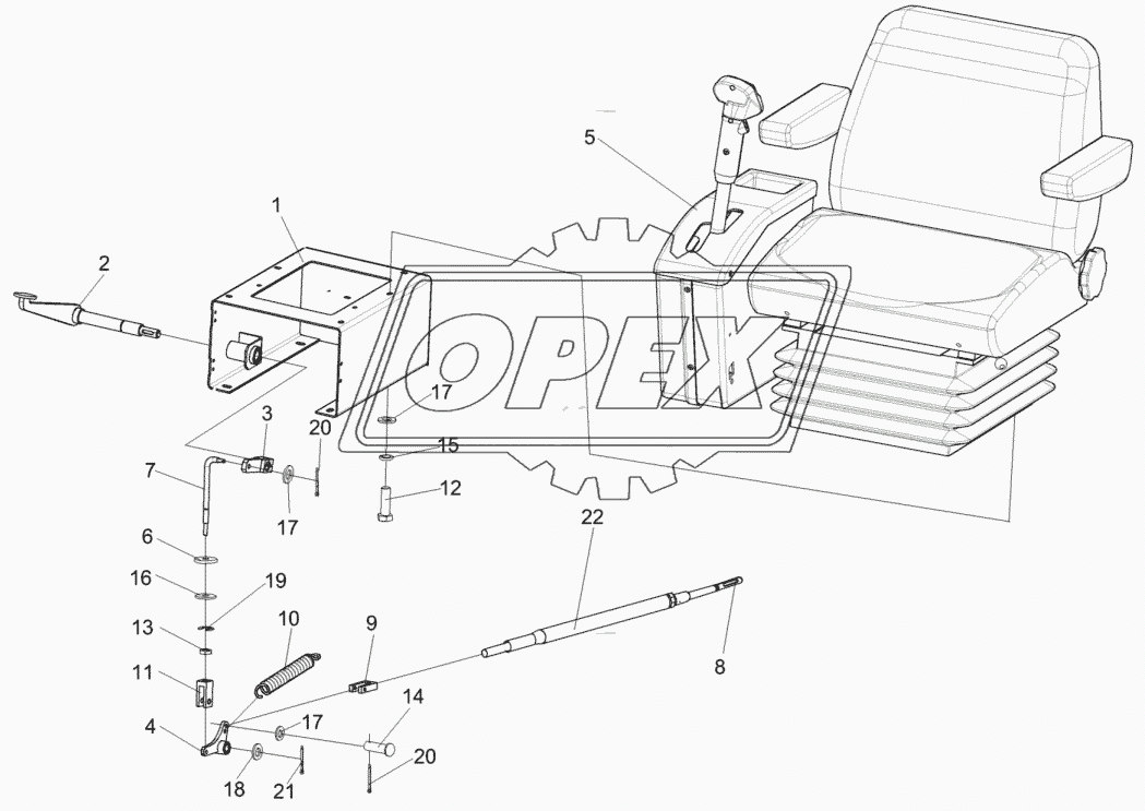 Установка сиденья КЗК-12-0119290Б