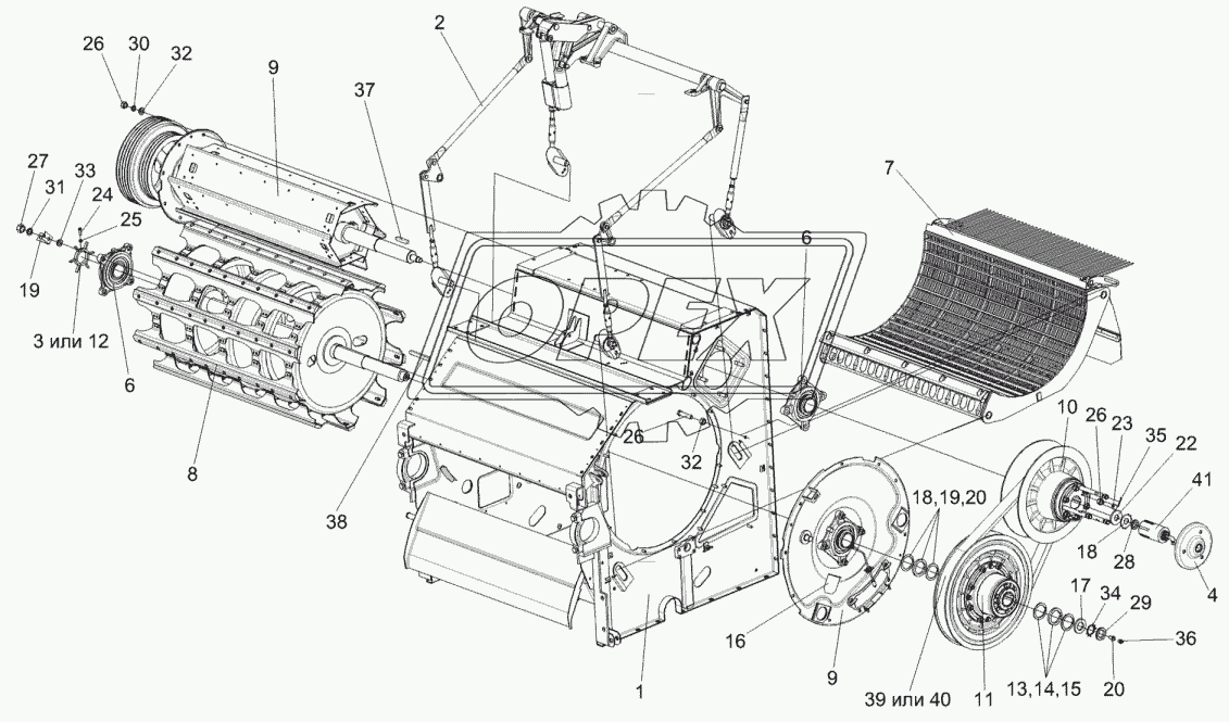 Аппарат молотильный КЗК-7-0102000А 1