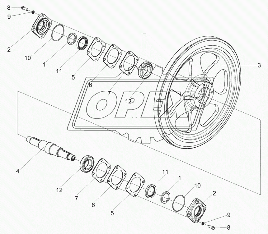 Колесо КЗК-812-0155410