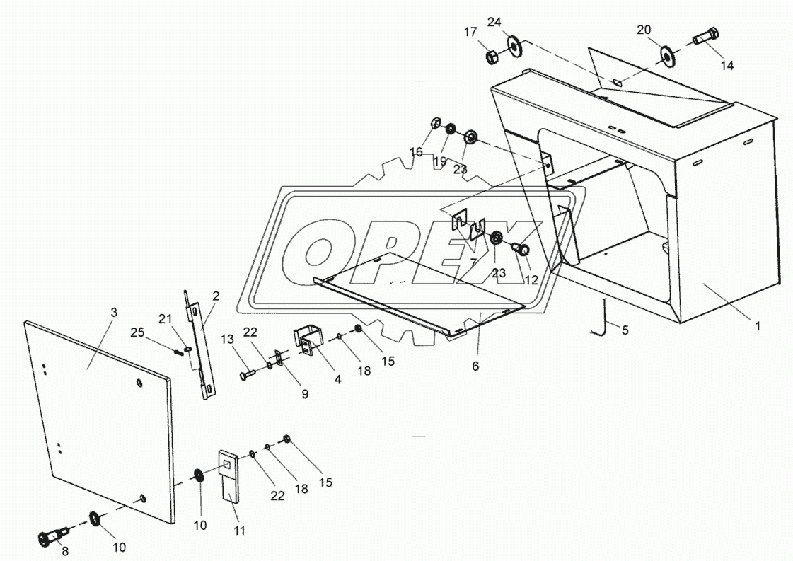 Ящик инструментальный КВС-1-0172000