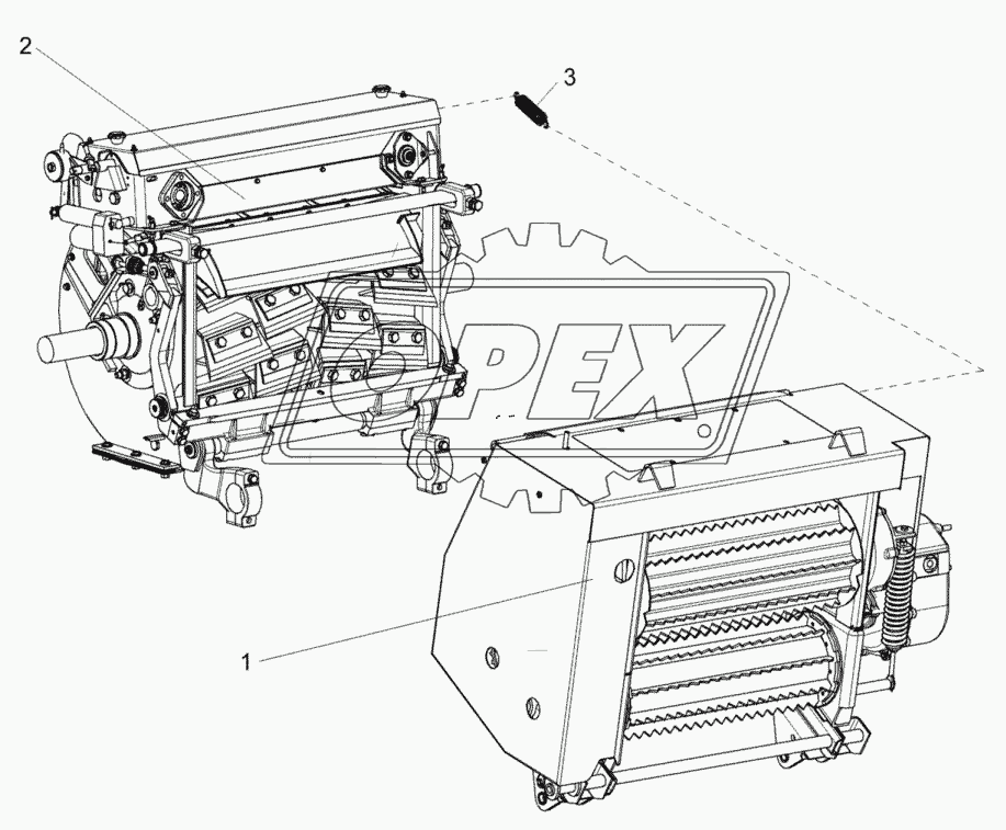 Аппарат питающе-измельчающий КВС-2-0110000A