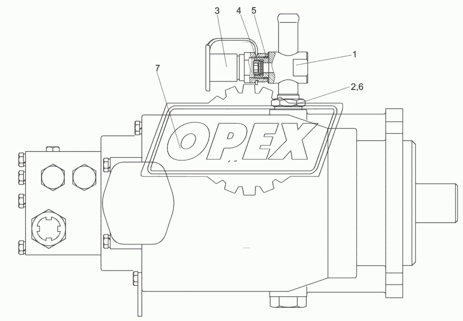 Гидромотор КВС-2-0601210-01