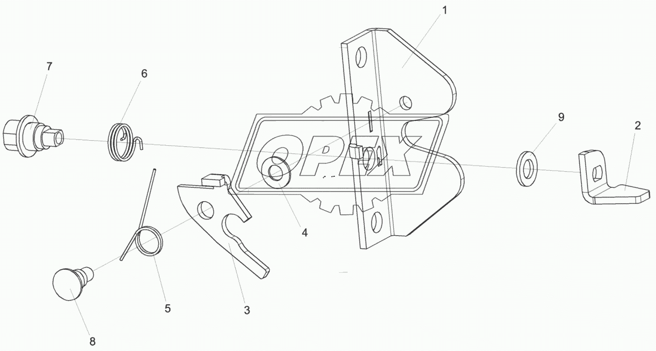 Замок КВС-1-0160240