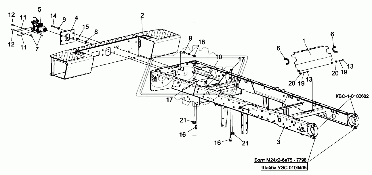 Шасси КВС-2-0101500