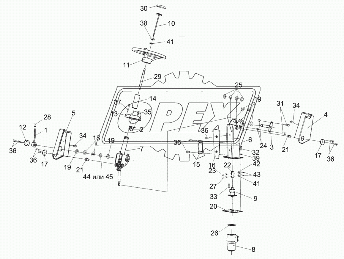 Рулевая колонка КВС-1-0129230