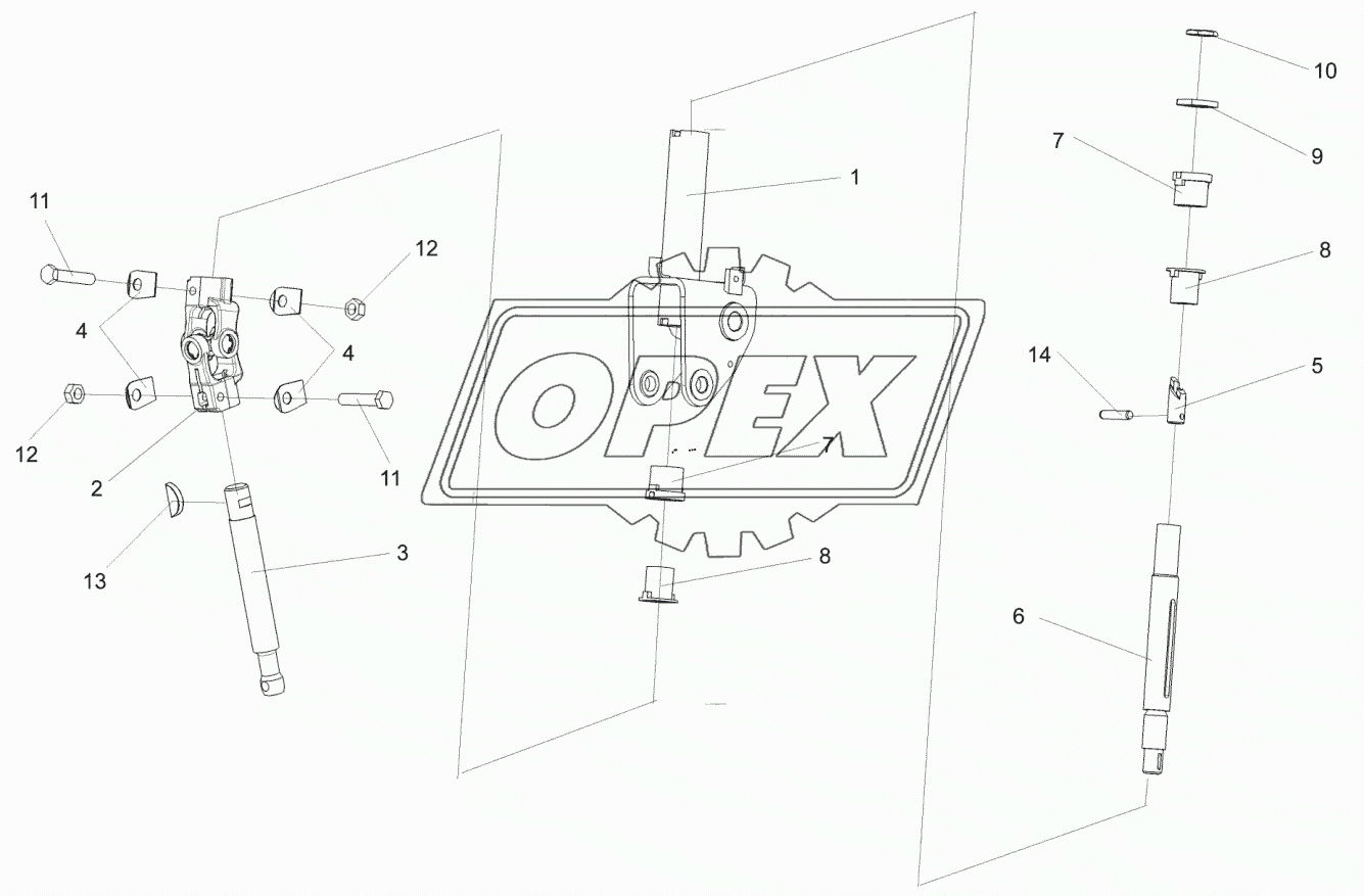 Привод управления КЗС 0119600