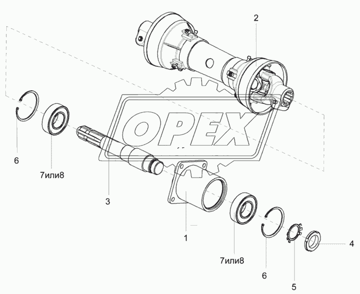 Контрпривод КВС-1-3906000