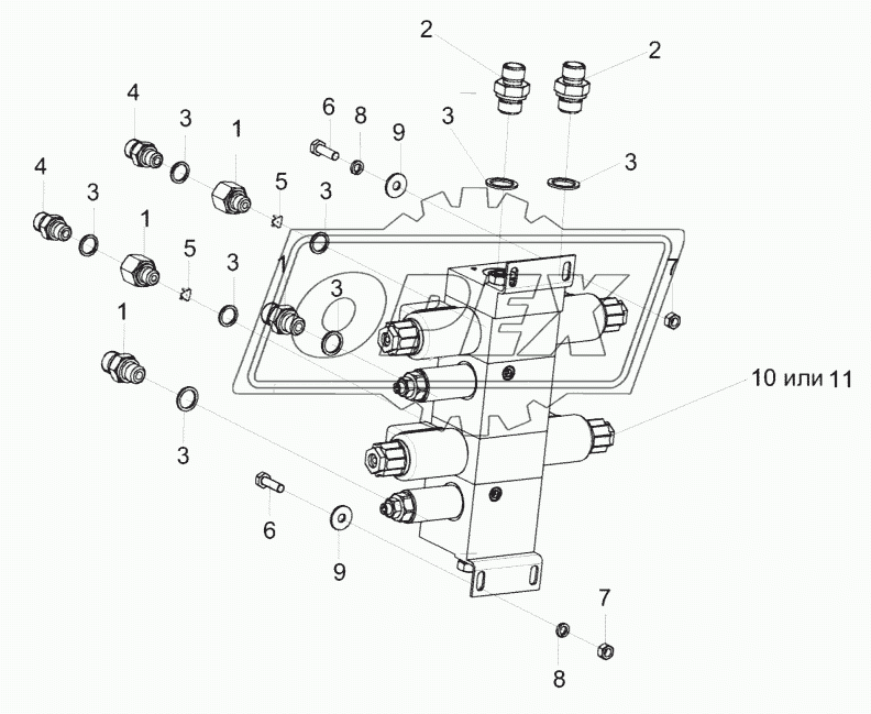 Гидроблок КЗК-5-4-0602320