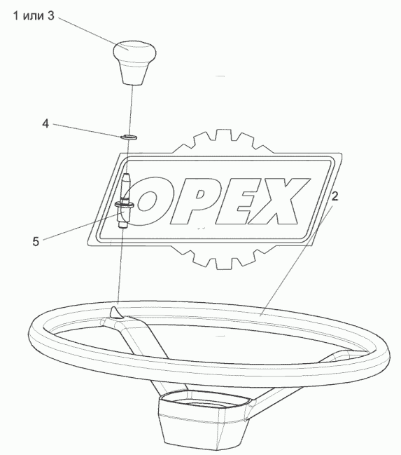 Колесо рулевое УЭС 0302560
