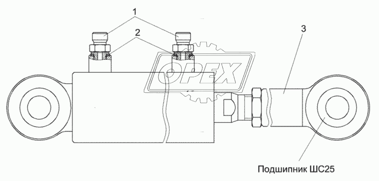 Гидроцилиндр КЗК-10-0602500