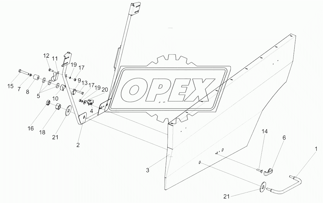 Кожух боковой КЗК-12-0128530А