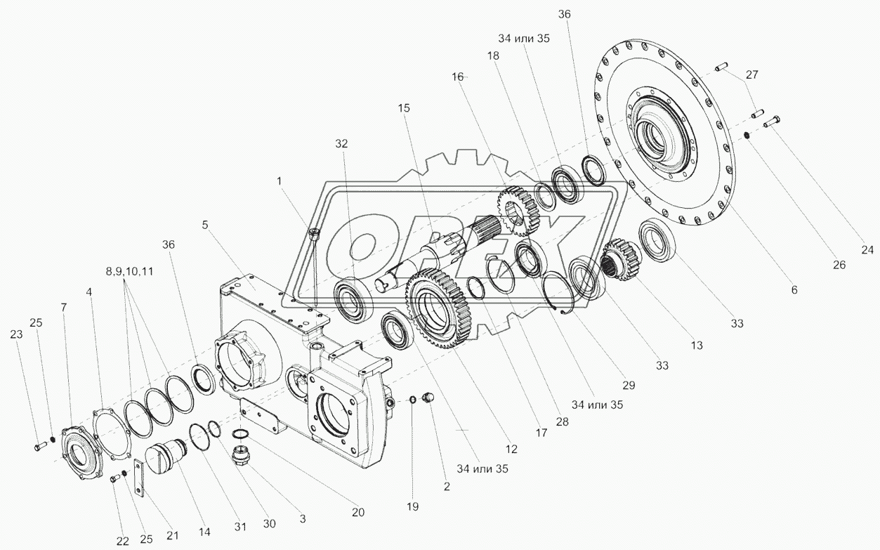 Мультипликатор КЗК-12-0114000