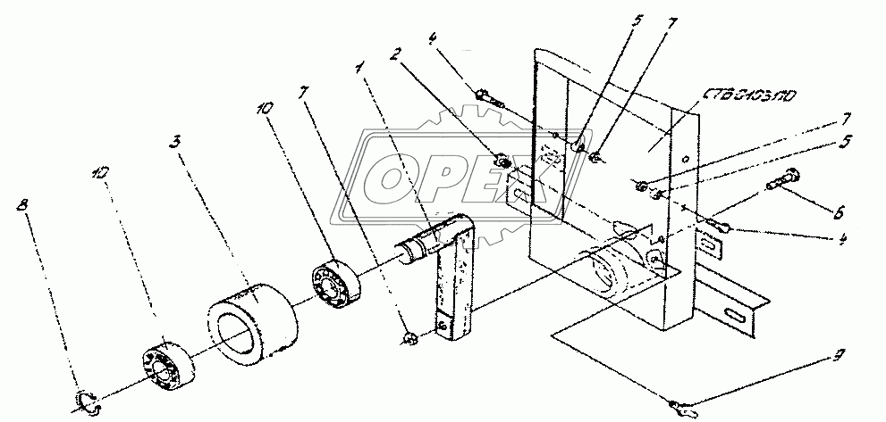 Натяжное устройство (СТВ0103210)