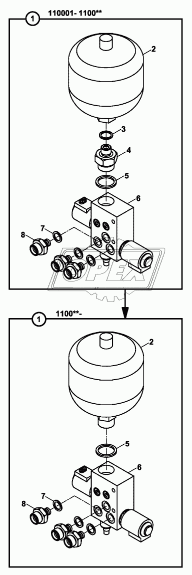 ACCUMULATOR-VALVE, SOFT DRIVE SYSTEM