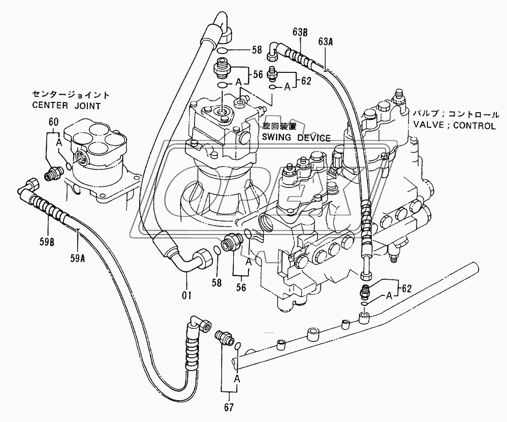 OIL COOLER PIPINGS (3)