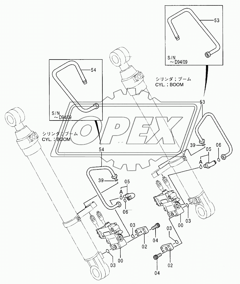 HOSE RUPTURE VALVE PIPINGS (BOOM) D94/02- 1