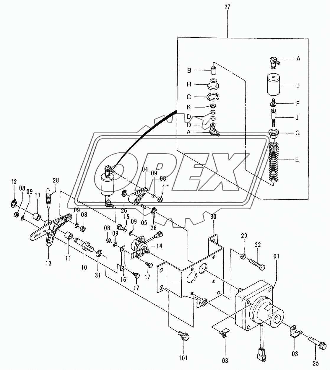 ENGINE CONTROL MOTOR