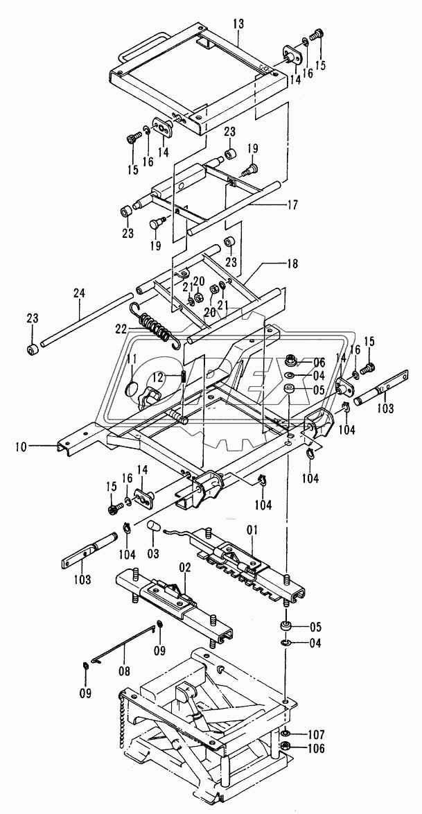 SEAT STAND <STD><N.EUROPE>