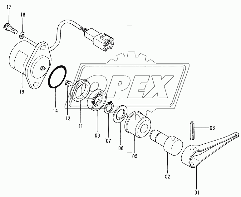 SENSOR, ANGLE SERVICE PARTS