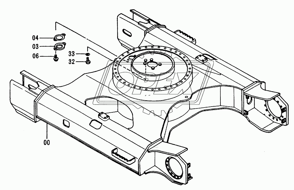 Track Frame (Rubber Crawler)