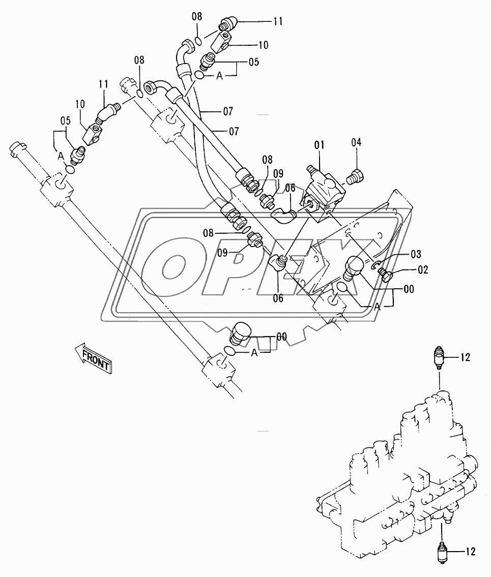 Piping For OKADA/FURUKAWA Breaker & Crusher