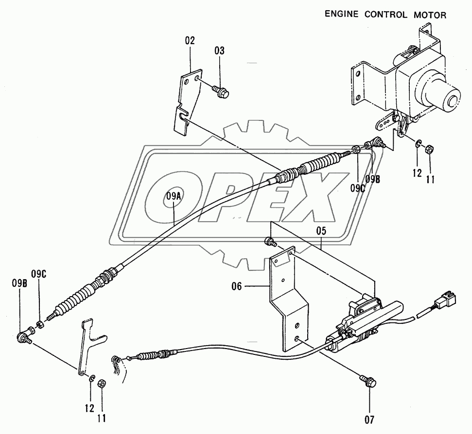 Engine Control Cable