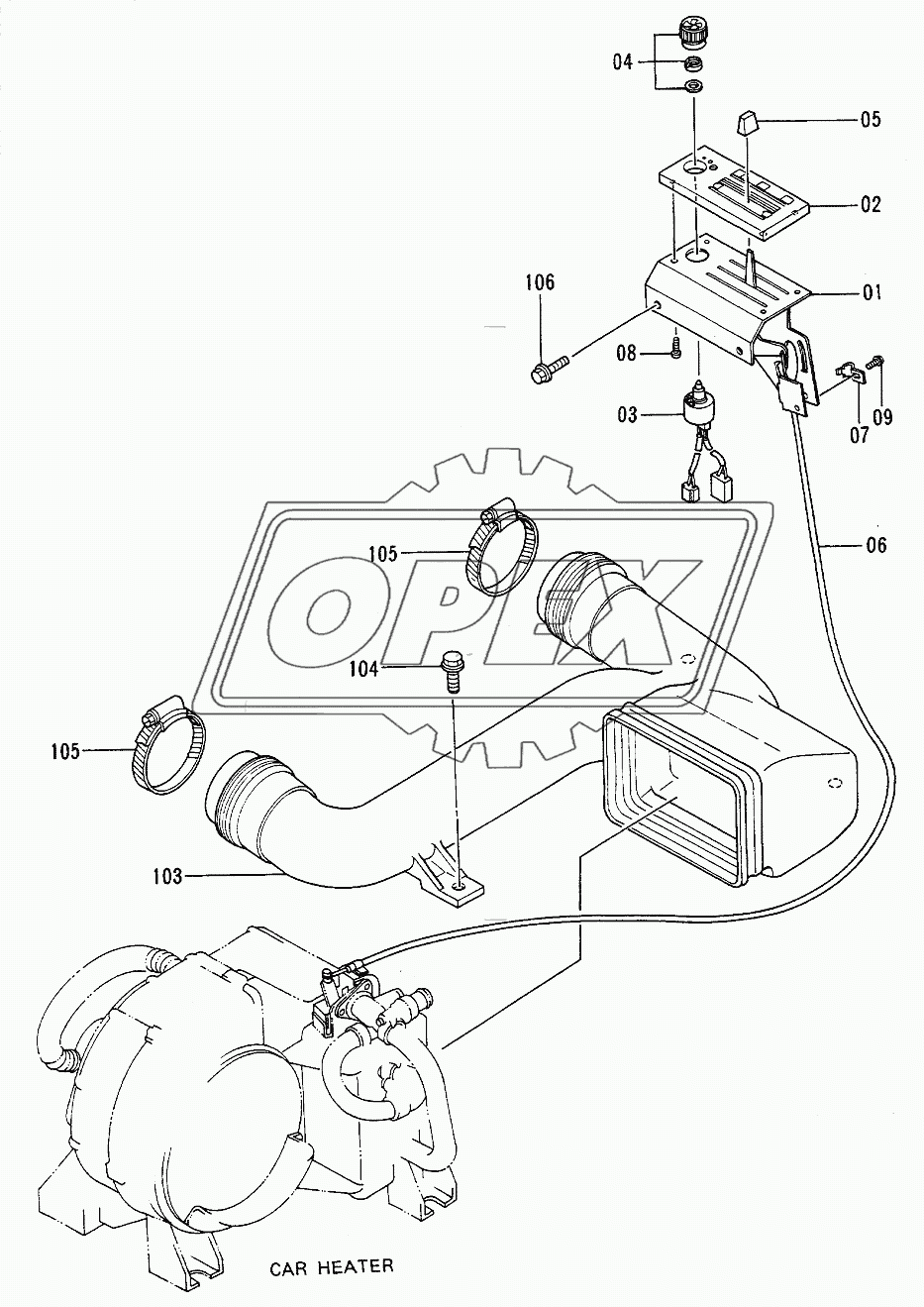 Car Heater Parts