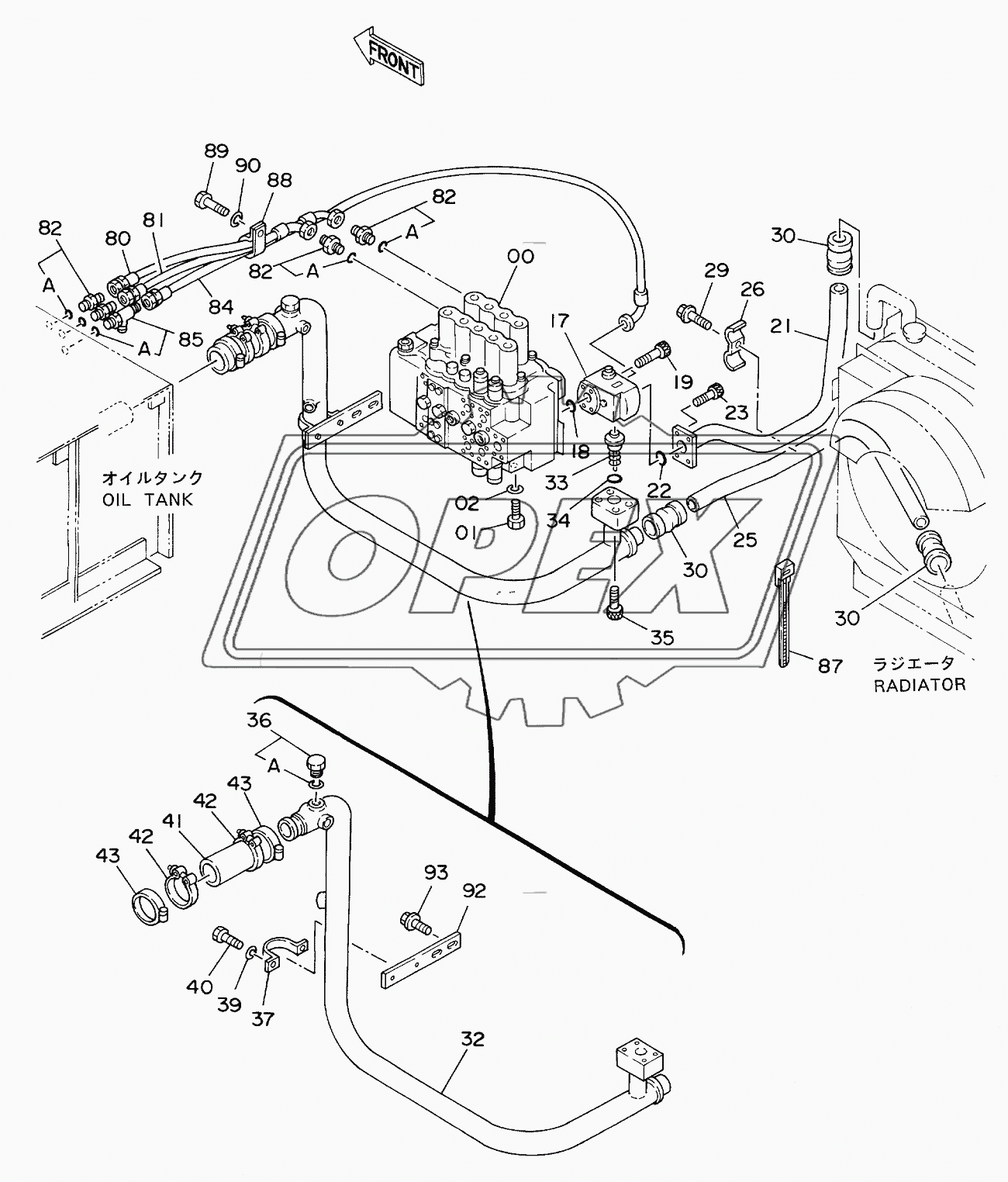 OIL COOLER PIPINGS (2)