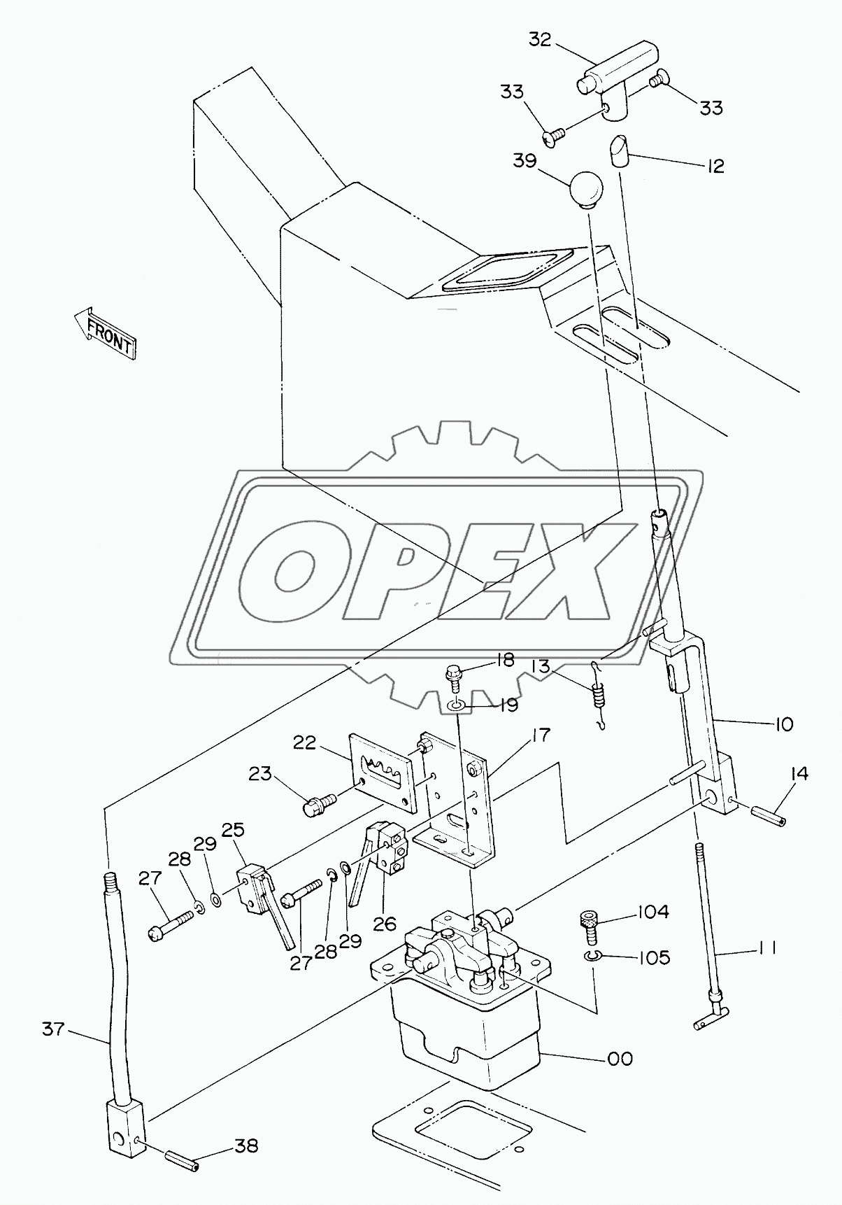 TRAVEL & OUTRIGGER LEVER