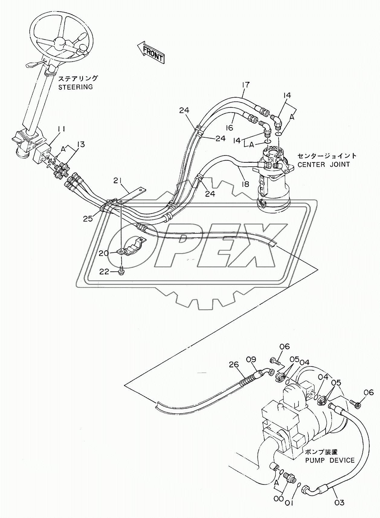 STEERING PIPINGS (SUPERSTRUCTURE) 1