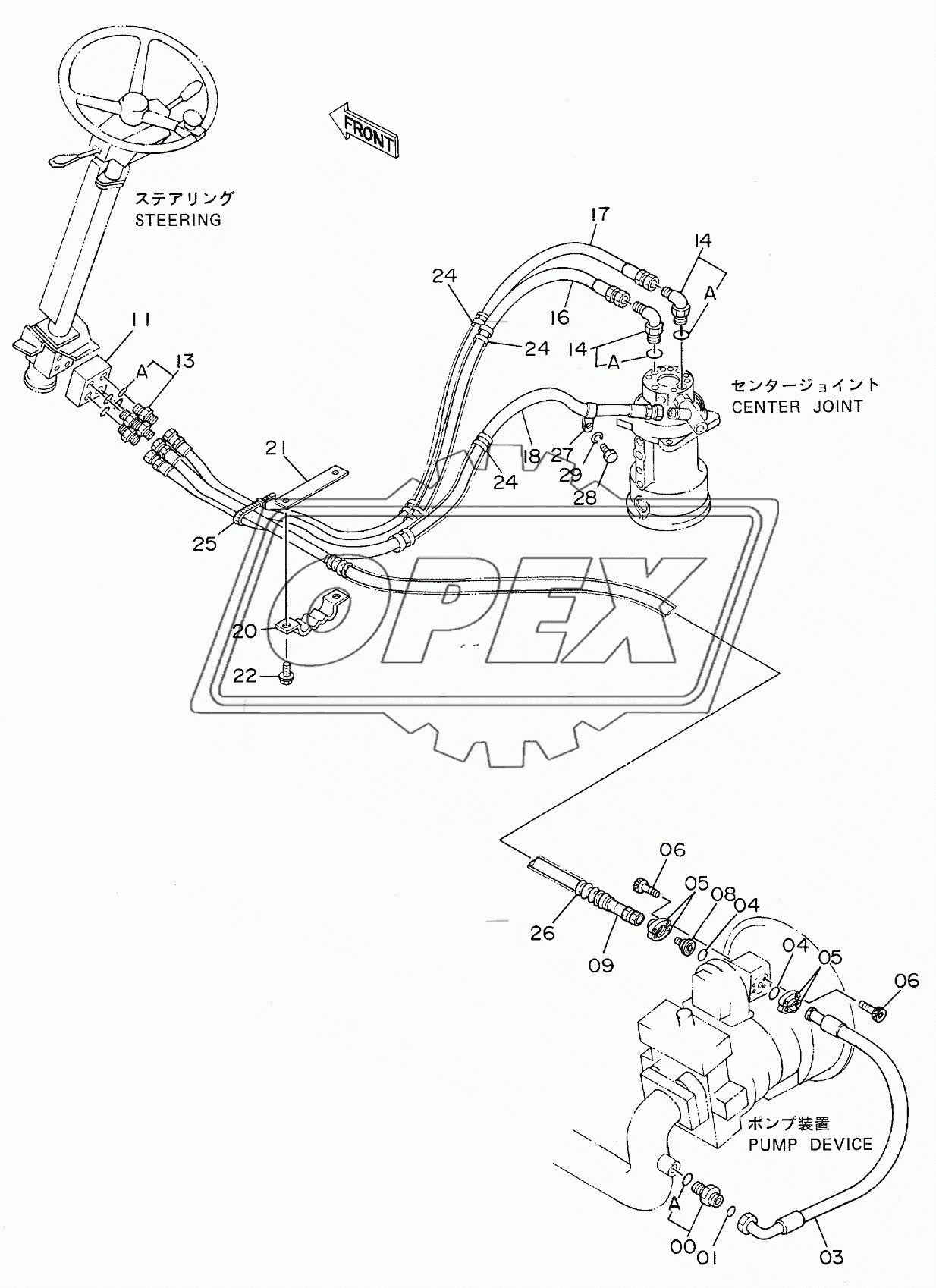 STEERING PIPINGS (SUPERSTRUCTURE) 2