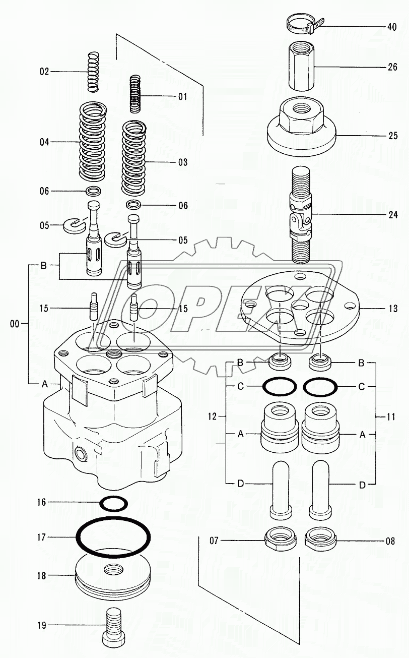 VALVE, PILOT Serial №60001- 1