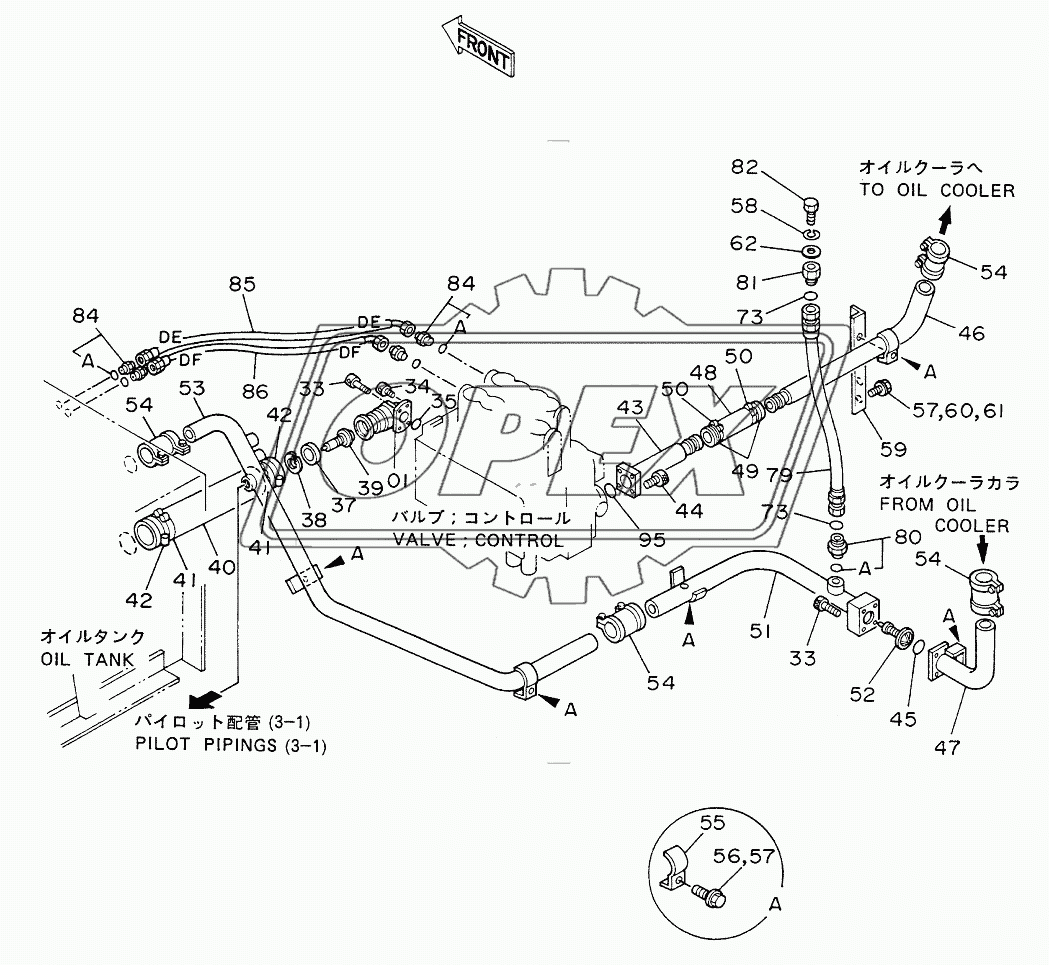 OIL COOLER PIPINGS (2)